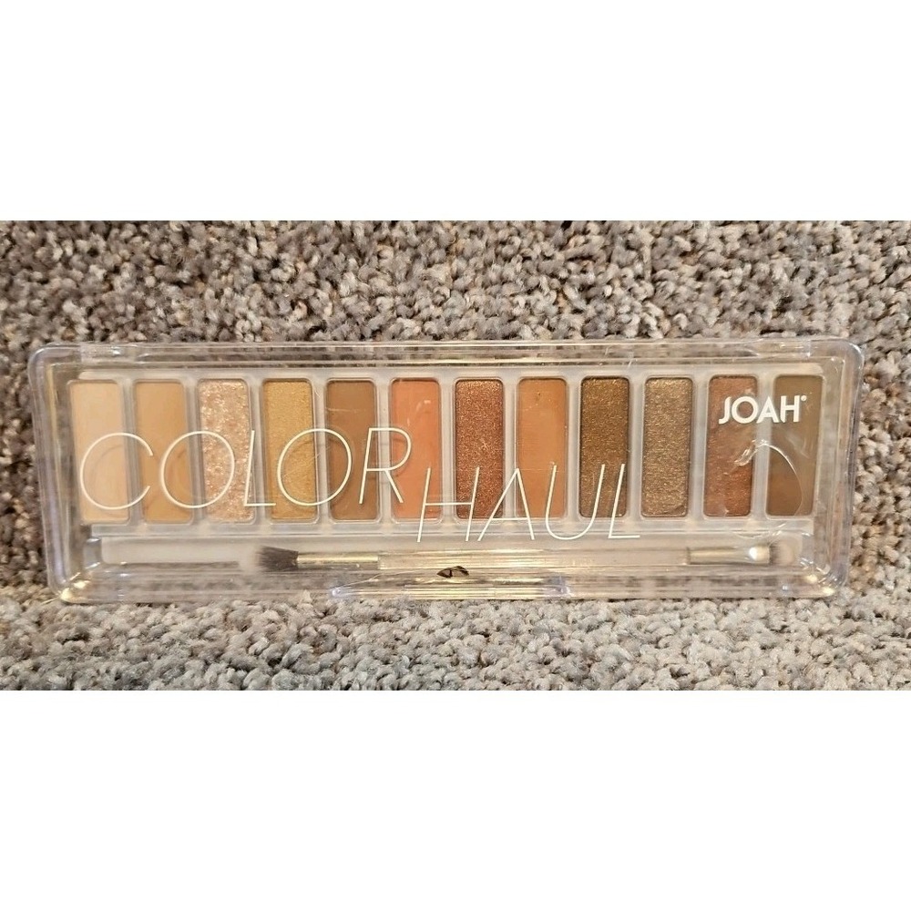 JOAH Color Haul Eyeshadow Palette Smokeshow 12 Color Matte Shimmer Korean Makeup